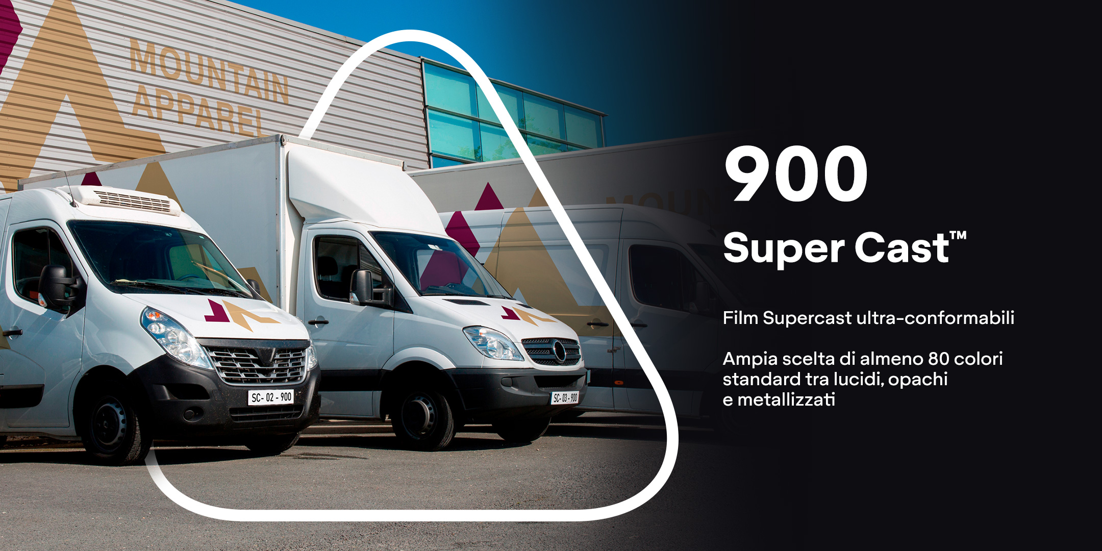 Avery Dennison 900 Super Cast - Film Supercast ultra-conformabili