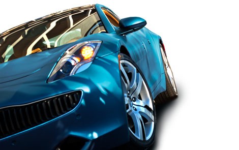 Blue-Green Car Wrap 
