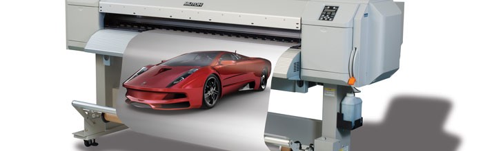 Digital printing of car
